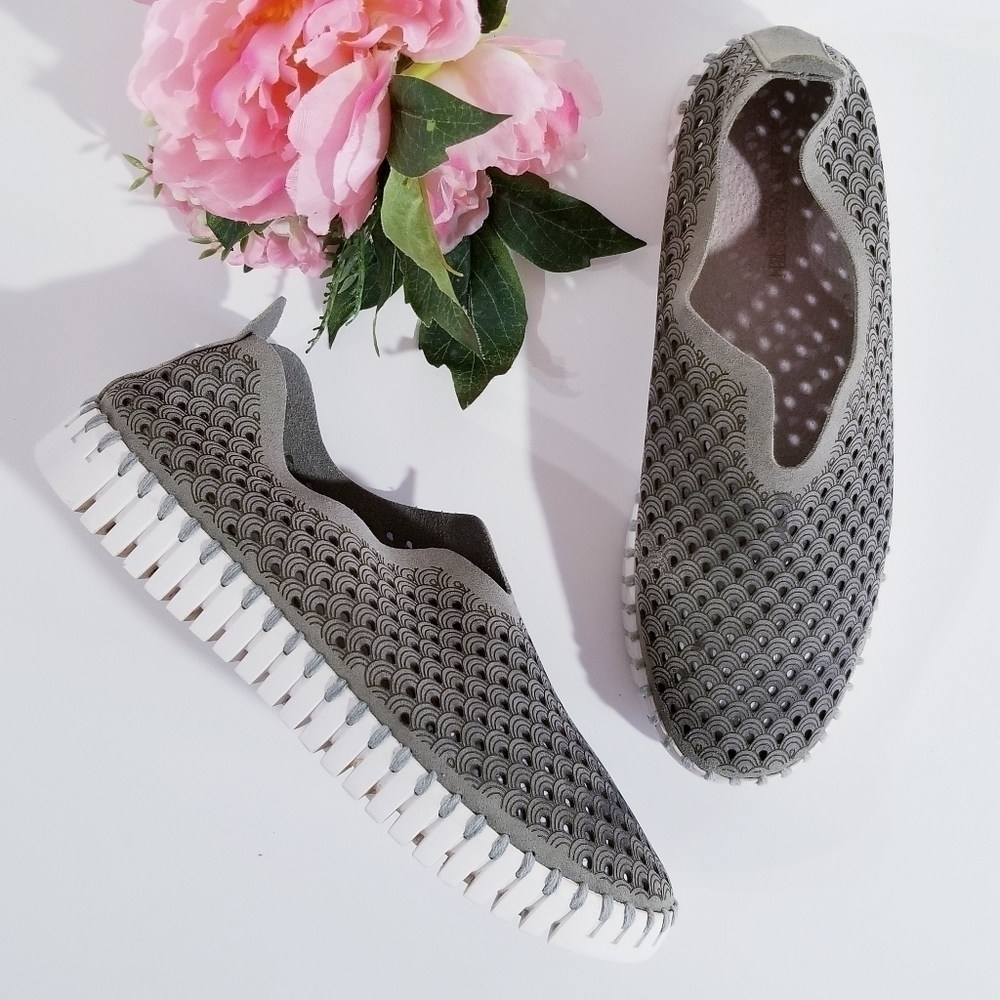 ILSE JACOBSEN Tulip Perforated Trainers Sneakers 9